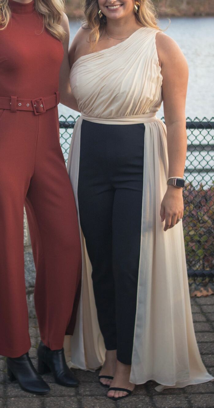 Adrianna Papell Crepe Jumpsuit